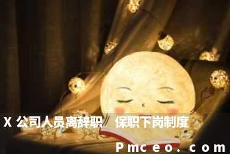 x公司人员离辞职 保职下岗制度